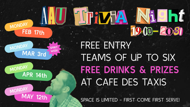Aau trivia nights 2