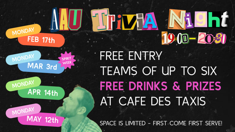 Aau trivia nights 2