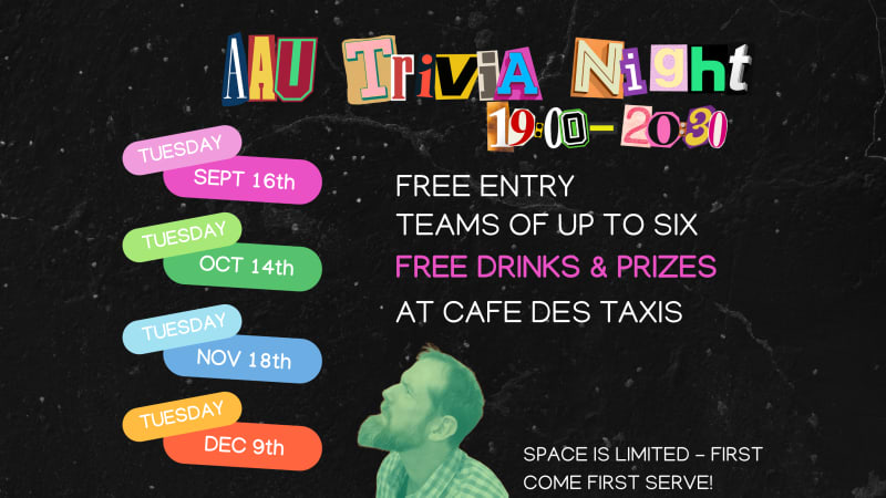 Aau trivia nights fall 25