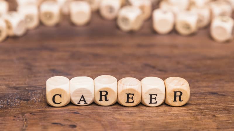 Concept-career-made-from-wooden-dices