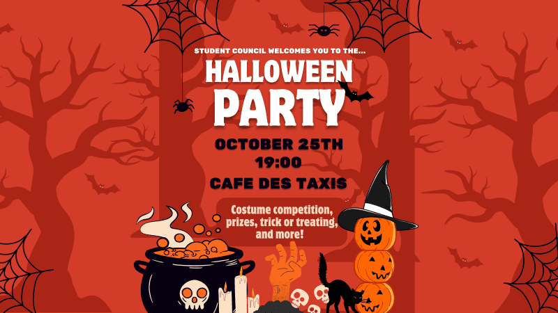 Landscape halloween poster